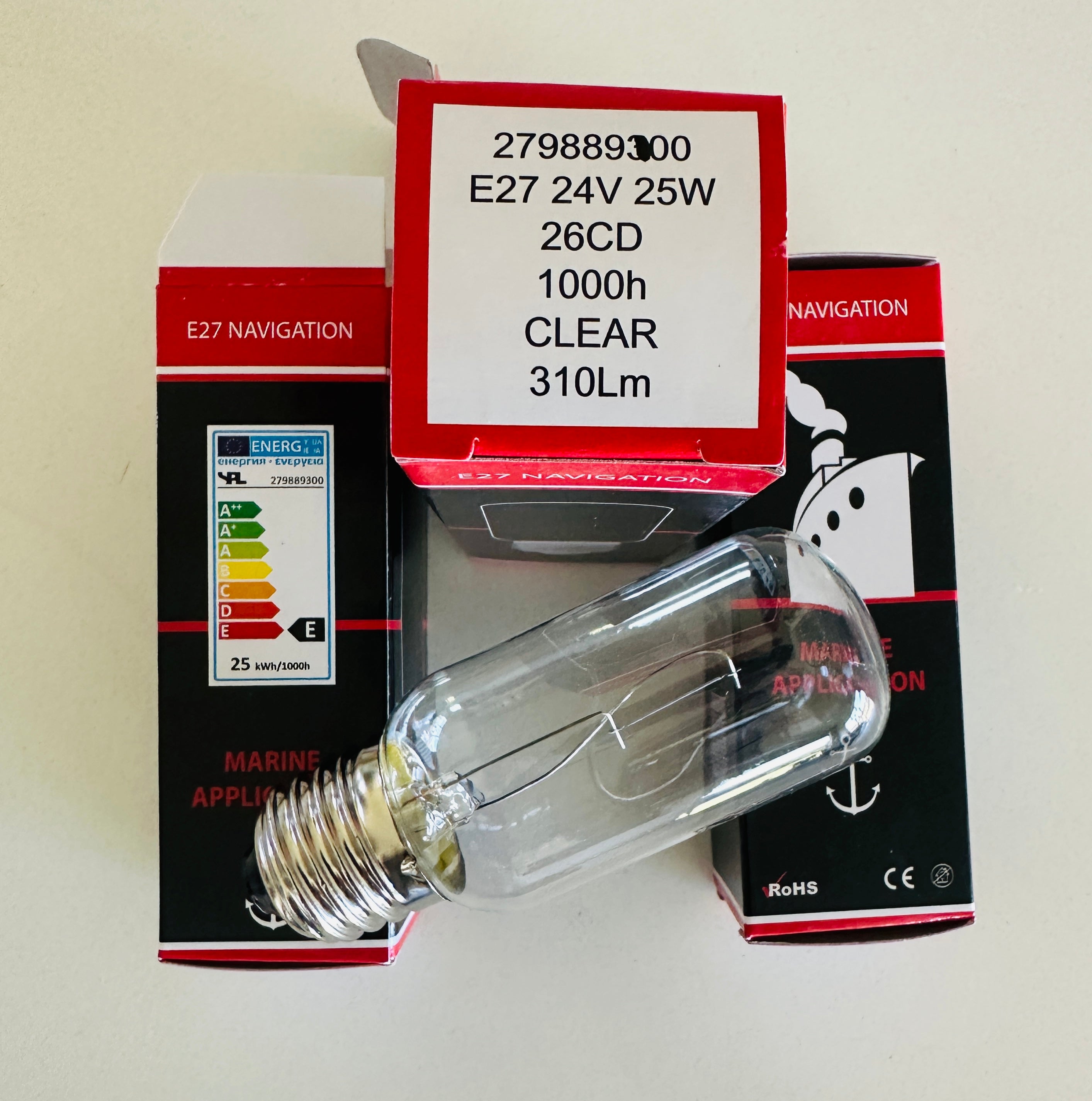 E27 24V 26CD 39X98mm NAVIGATION SPL