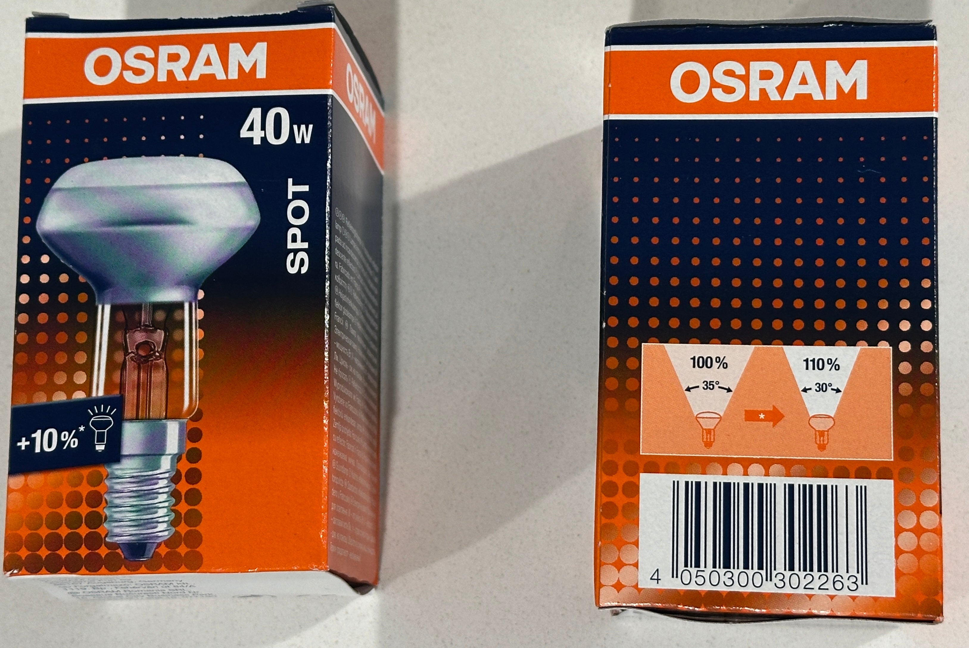 E14 240V 40W R50 REFLECTOR 02710