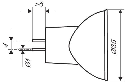 14V 35W GZ4 - SPECIAL HALOGEN DENTILITE™